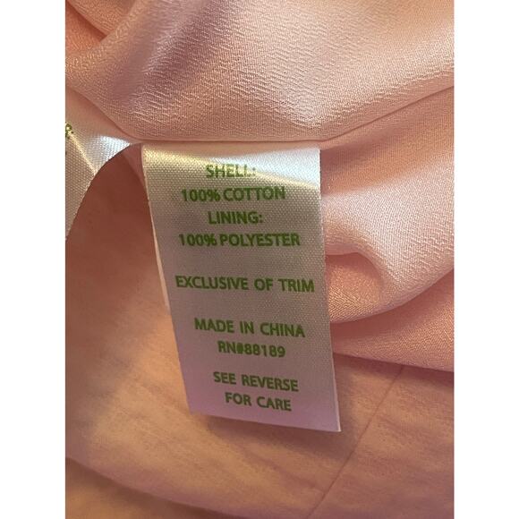 Lilly Pulitzer Pearl Shift‎ Paradise Tint Pink Metallic Gold Dress - Picture 14 of 15